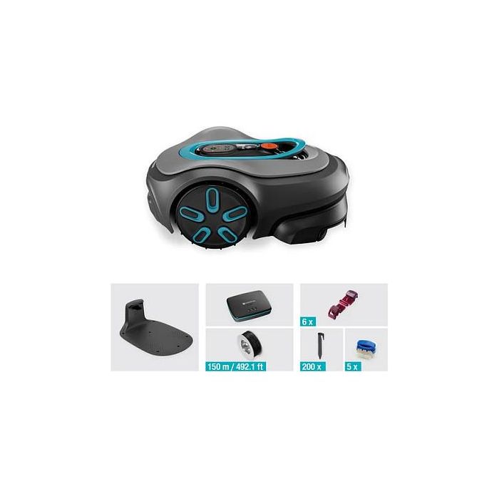 Gardena Mähroboter smart SILENO max 1.500 qm - Robot Cortacésped Automático para 1500 m², 16 cm Ancho Corte, Navegación LONA 3