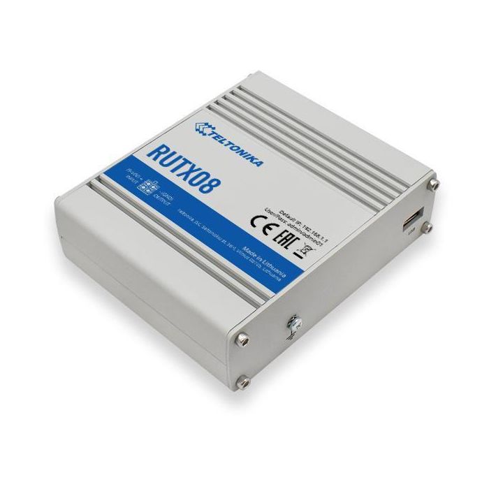 Teltonika RUTX08 Router VPN Industrial | Ethernet WAN Gigabit | 4 Puertos LAN | Hasta 1000 Mbps 1 Teltonika RUTX08 Router VPN Industrial | Ethernet WAN Gigabit | 4 Puertos LAN | Hasta 1000 Mbps 1