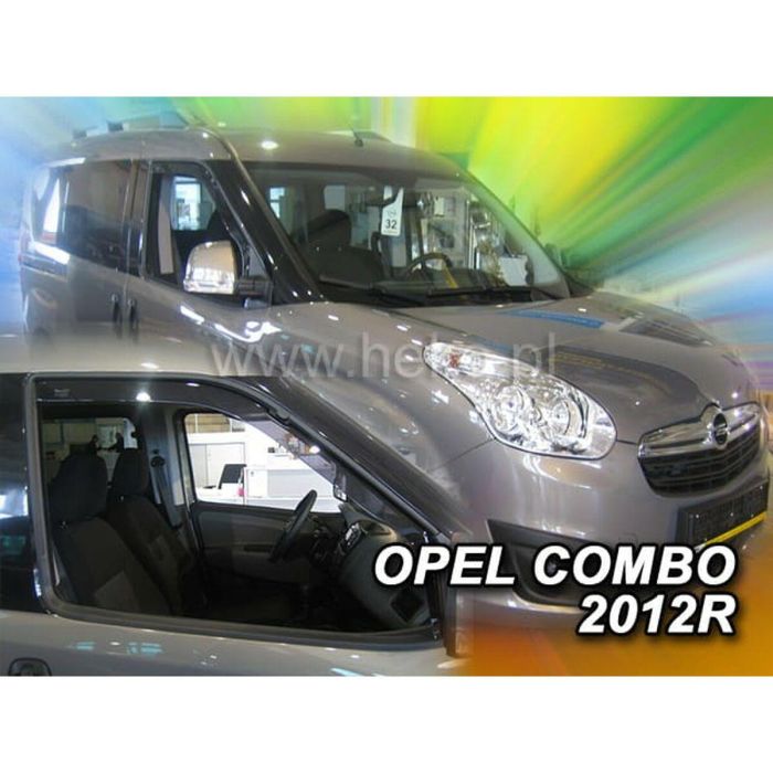 Deflector de viento HEKO HO15166 FIAT DOBLO II Frontal 2 Piezas 2 Deflector de viento HEKO HO15166 FIAT DOBLO II Frontal 2 Piezas 2