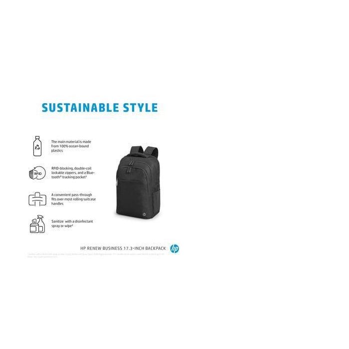 HP Renew Business 17.3-inch Laptop Backpack 9 HP Renew Business 17.3-inch Laptop Backpack 9
