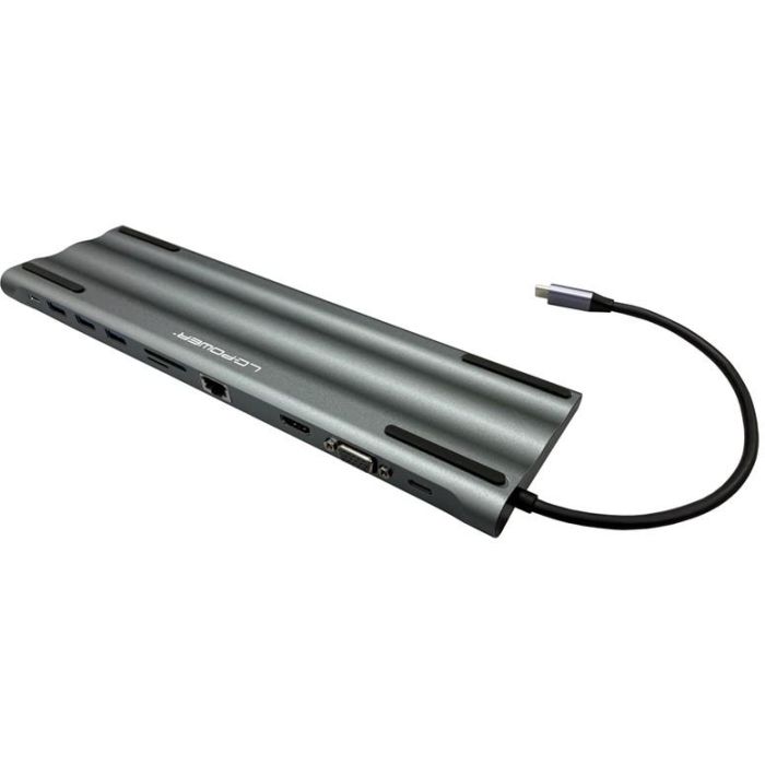 LC-Power LC-HUB-C-MULTI-8 USB-C auf 3xUSB-A/2xUSB-C/HDMI/VGA/MicroSD/SD/RJ45/Audio 4 LC-Power LC-HUB-C-MULTI-8 USB-C auf 3xUSB-A/2xUSB-C/HDMI/VGA/MicroSD/SD/RJ45/Audio 4