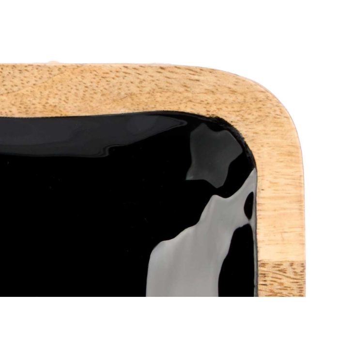 Bandeja Cuadrada 4 Espacios Madera Mango Negro Giftdecor 31x31x3 cm (6 Unidades) 3 Bandeja Cuadrada 4 Espacios Madera Mango Negro Giftdecor 31x31x3 cm (6 Unidades) 3