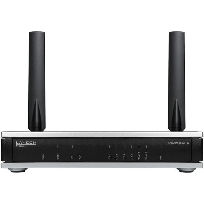 LANCOM 1800EFW EU Router Inalámbrico Wi-Fi 6 Doble Banda (2.4/5GHz) 1200Mbps con 4 Puertos LAN y 1 Puerto SFP