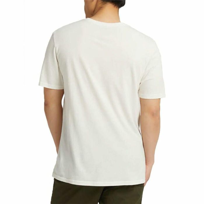 Camiseta de Manga Corta Hombre Burton Colfax  Blanco Unisex 1