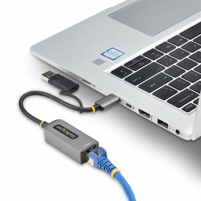 Cable USB Startech C21GA-USB-ETHERNET Gris 2 Cable USB Startech C21GA-USB-ETHERNET Gris 2