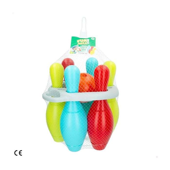 Juego bolos 27 cm en red.incluye 8 piezas. 4 Juego bolos 27 cm en red.incluye 8 piezas. 4