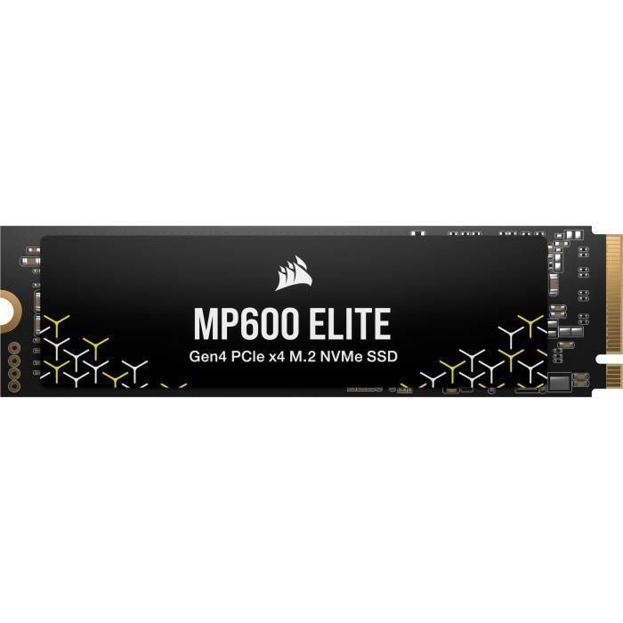 Unidad SSD interna - CORSAIR - MP600 ELITE 2TB Gen4 PCIe x4 NVMe M.2 SSD - Sin disipador 2 Unidad SSD interna - CORSAIR - MP600 ELITE 2TB Gen4 PCIe x4 NVMe M.2 SSD - Sin disipador 2