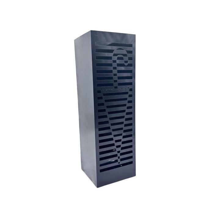 Paragüero Versa Lugano Negro 15,5 x 49 x 15,5 cm