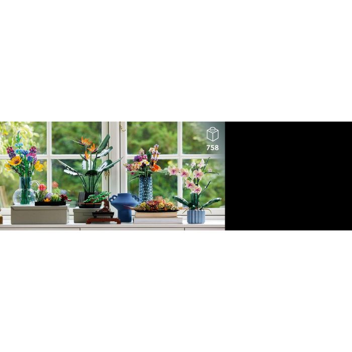 LEGO 10329 Plantas Diminutas Icons: Set de Construcción Adorno Floral para Adultos, 9 Especies Exóticas Sin Mantenimiento 9 LEGO 10329 Plantas Diminutas Icons: Set de Construcción Adorno Floral para Adultos, 9 Especies Exóticas Sin Mantenimiento 9