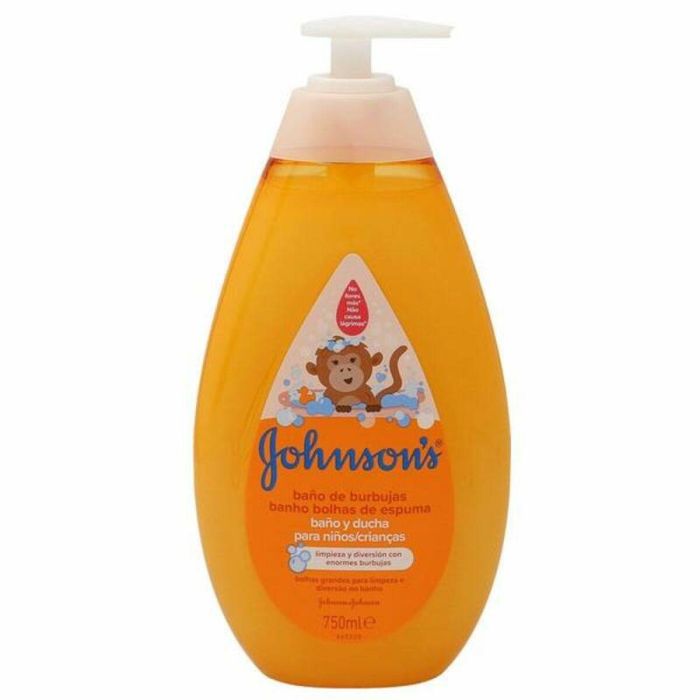 Johnson'S Baby Gel Baño Burbujas Niños No Llores Más 750 ml - Fórmula Piel Delicada, Sin Sulfatos, Ftalatos ni Jabón