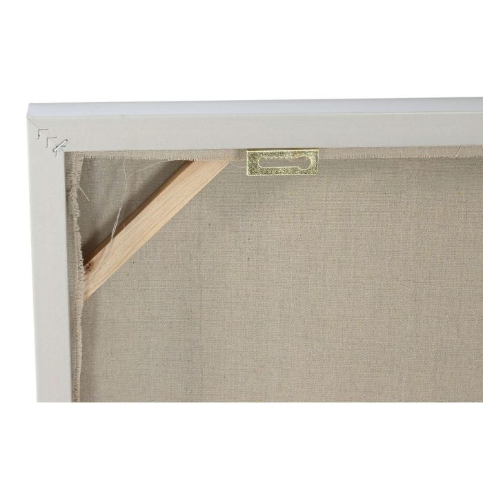Cuadro Boho DKD Home Decor Blanco Natural 4.5 x 82 x 82 cm (2 Unidades) 1