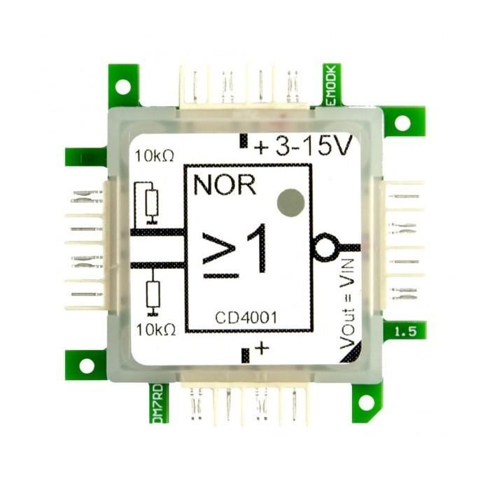 ALLNET ALL-BRICK-0058 BrickRknowledge Logik NOR CD4001 para compatibilidad Brick’R’knowledge - 100g