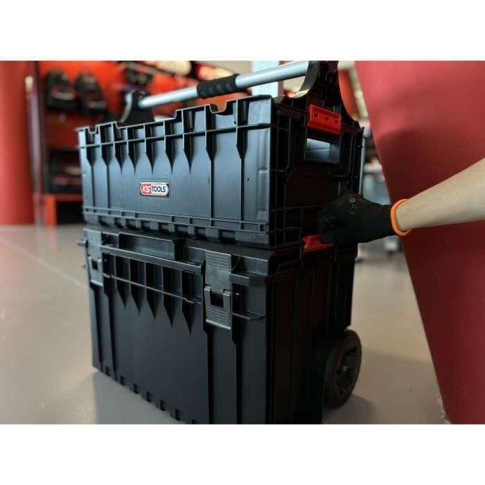 Caja de herramientas - KS TOOLS - 850.0394F - Caja abierta SCM - Caja de herramientas vacía con asa de transporte 5 Caja de herramientas - KS TOOLS - 850.0394F - Caja abierta SCM - Caja de herramientas vacía con asa de transporte 5