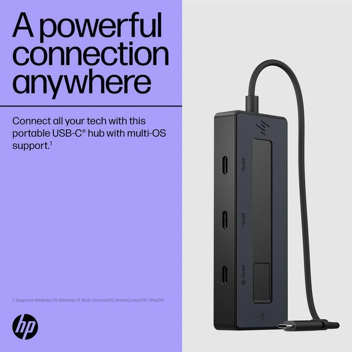 HP Hub Multi-puerto USB-C 4K para Conexión Potente y Portátil HP Hub Multi-puerto USB-C 4K para Conexión Potente y Portátil