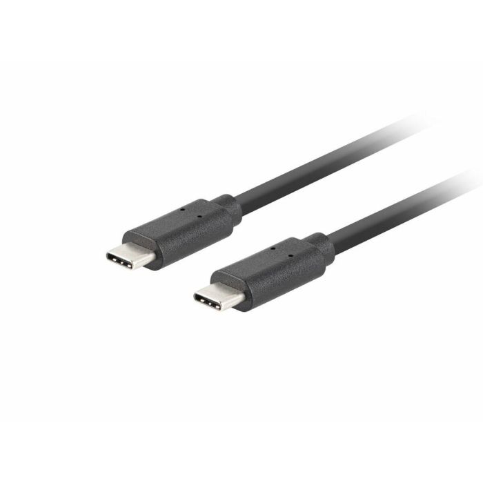 Cable USB-C Lanberg CA-CMCM-32CU-0005-BK Negro 0,5 m