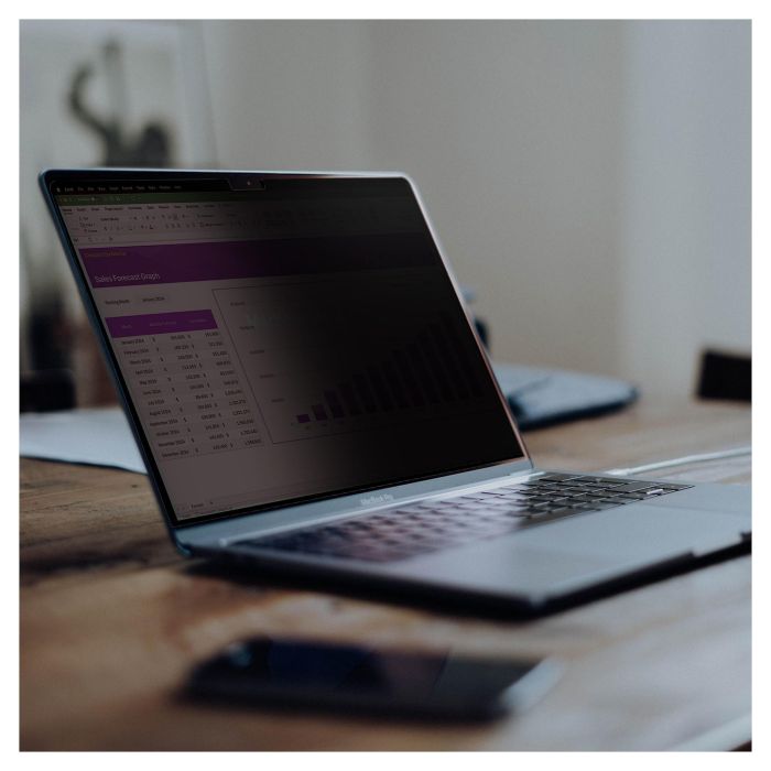 StarTech Protector de Pantalla de Privacidad Magnético para MacBook Air 15" 2023/2024 con Filtro Anti Luz Azul 5