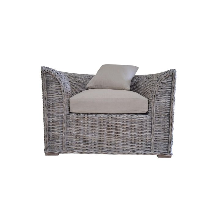 Sillon Balines DKD Home Decor Blanco 78 x 68 x 100 cm 1