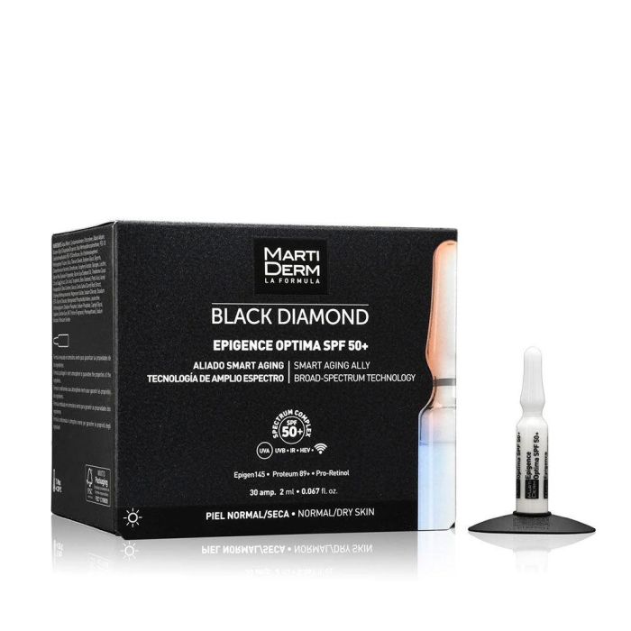 Ampollas Efecto Lifting Martiderm BLACK DIAMOND Spf 50 Spf 50+ 2 ml