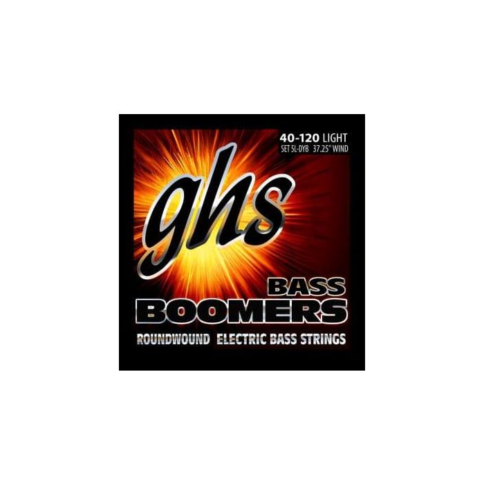 GHS Boomers® Light (5 St) 40-120 Ghs - Juego de Cuerdas para Bajo