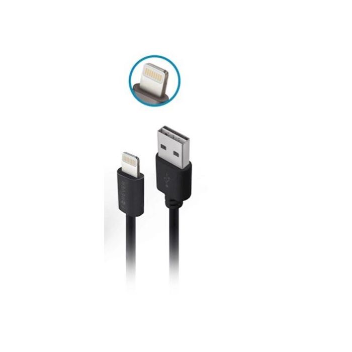 FOREVER GSM099056 Cargador Coche CC-03 Dual USB con Cable Lightning para iPhone 8 y Compatibles