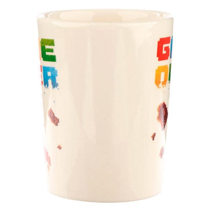 Taza asa 3D Mando Videojuego Pixel Game Over 1 Taza asa 3D Mando Videojuego Pixel Game Over 1
