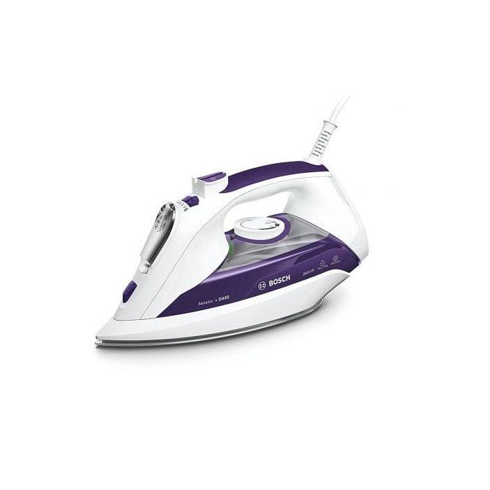 PLANCHA BOSCH SENSIXX DA50 - 2800W - SUPERVAPOR 190G/MIN - SUELA CERANIUM GLISSEE - SISTEMA ANTICAL - REGULADOR VAPOR - DEPOSITO 350ML PLANCHA BOSCH SENSIXX DA50 - 2800W - SUPERVAPOR 190G/MIN - SUELA CERANIUM GLISSEE - SISTEMA ANTICAL - REGULADOR VAPOR - DEPOSITO 350ML
