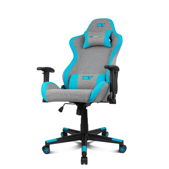 DRIFT DR90 PRO Silla para videojuegos de PC Asiento acolchado Azul, Gris 2