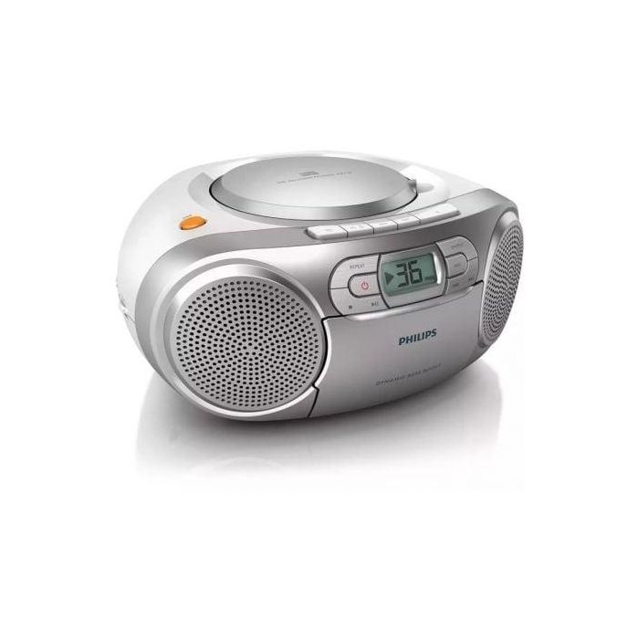 Radio Cassette Philips AZ127/12 FM 2W Plateado 1 Radio Cassette Philips AZ127/12 FM 2W Plateado 1