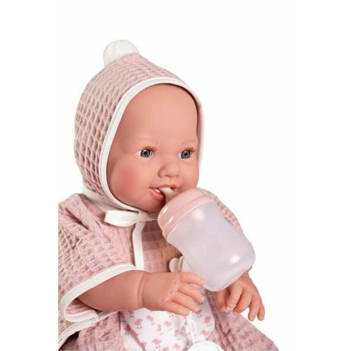 Antonio Juan Muñeca Recién Nacida Mia que hace pipí con capita de baño de 42 cm de vinilo sexuado para niños +3 años 3 Antonio Juan Muñeca Recién Nacida Mia que hace pipí con capita de baño de 42 cm de vinilo sexuado para niños +3 años 3