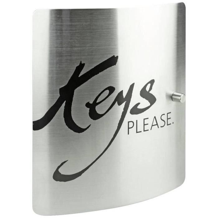 Burg Wachter 6205/10 Ni Armario para llaves de Acero inoxidable con 10 ganchos y cierre magnético regulable 2