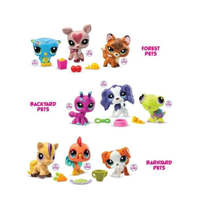 Littlest Pet Shop Pack 3 Figuras Mascotas 6,35x25,4x6,35 cm Modelos Surtidos 7 Littlest Pet Shop Pack 3 Figuras Mascotas 6,35x25,4x6,35 cm Modelos Surtidos 7