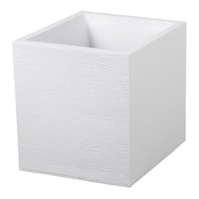 EDA PLASTIQUE Caja de flores Graphit Up cuadrada, 21 L, 29.5x29.5x29.5 cm, Gris antracita, Anti UV, Uso interior/exterior, Fabricada en Francia EDA PLASTIQUE Caja de flores Graphit Up cuadrada, 21 L, 29.5x29.5x29.5 cm, Gris antracita, Anti UV, Uso interior/exterior, Fabricada en Francia