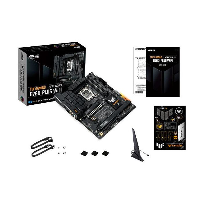 ASUS Placa Base TUF Gaming B760-PLUS WiFi Intel B760 ATX DDR5 para LGA 1700 ASUS Placa Base TUF Gaming B760-PLUS WiFi Intel B760 ATX DDR5 para LGA 1700