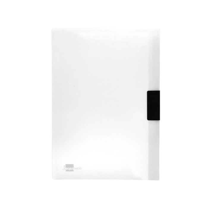 Liderpapel Dossier Pinza Lateral Polipropileno DIN A4 Transparente para 30 Hojas con Pinza Deslizante 2