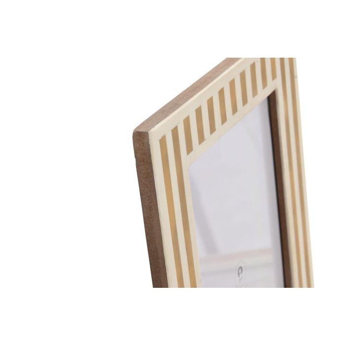 Marco Foto 15X20 Glam DKD Home Decor Blanco Natural 1.8 x 26 x 21 cm 1 Marco Foto 15X20 Glam DKD Home Decor Blanco Natural 1.8 x 26 x 21 cm 1