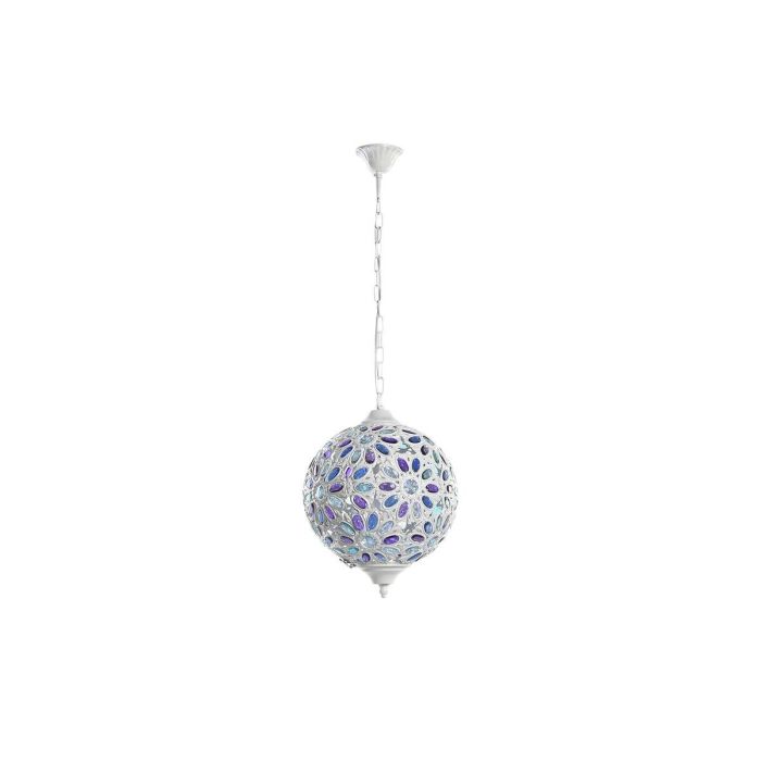 Lampara Techo Arabe DKD Home Decor Blanco Multicolor 28 x 44 x 28 cm Lampara Techo Arabe DKD Home Decor Blanco Multicolor 28 x 44 x 28 cm