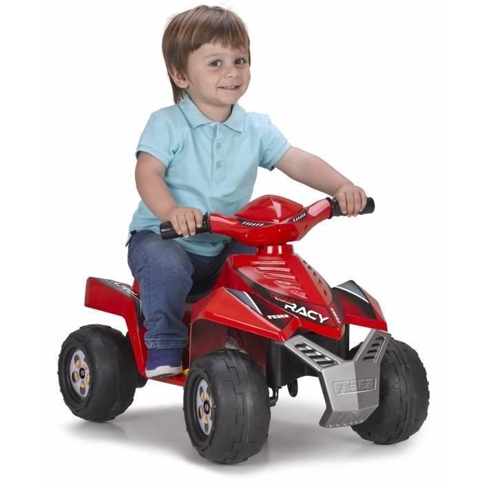 Feber Quad Racy Red - Vehículo Eléctrico 6V para Niños, con Acelerador a Pie y Freno Automático 1 Feber Quad Racy Red - Vehículo Eléctrico 6V para Niños, con Acelerador a Pie y Freno Automático 1