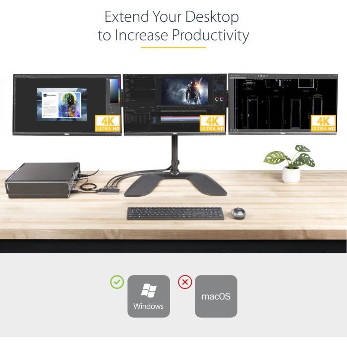 StarTech MST HUB Divisor 3 Puertos DisplayPort 1.4 a 3x DisplayPort, 8K Ultra HD, Alimentado por USB, Compatible con Windows 11 StarTech MST HUB Divisor 3 Puertos DisplayPort 1.4 a 3x DisplayPort, 8K Ultra HD, Alimentado por USB, Compatible con Windows 11
