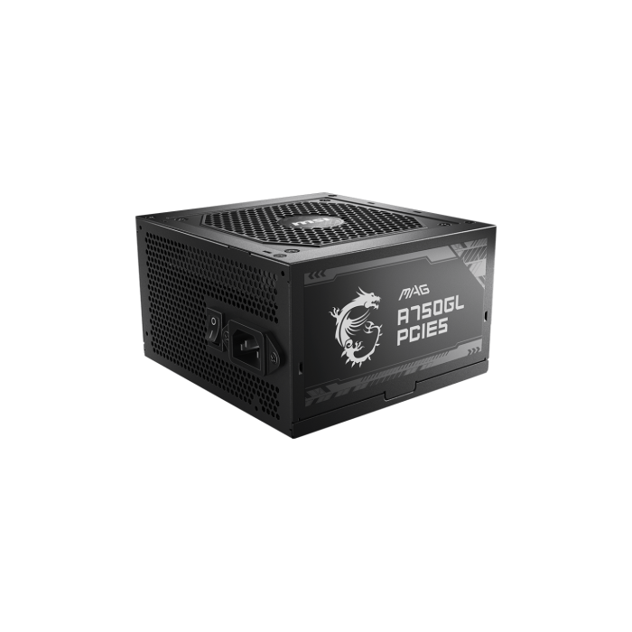 MSI 3067ZP8B11CE0 MAG A750GL PCIE5 Fuente de Alimentación Modular 80+ Gold 750W MSI 3067ZP8B11CE0 MAG A750GL PCIE5 Fuente de Alimentación Modular 80+ Gold 750W