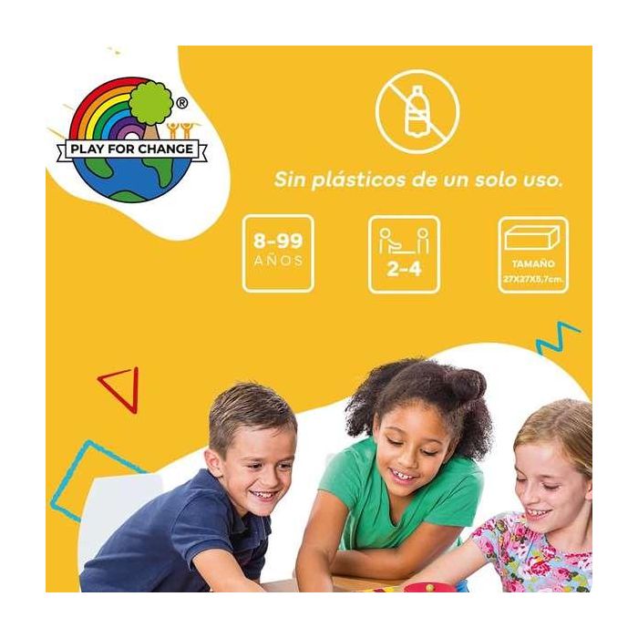 Cayro Juego Domino Triangular en Caja de Metal 27x27x5,7 cm Plástico 8