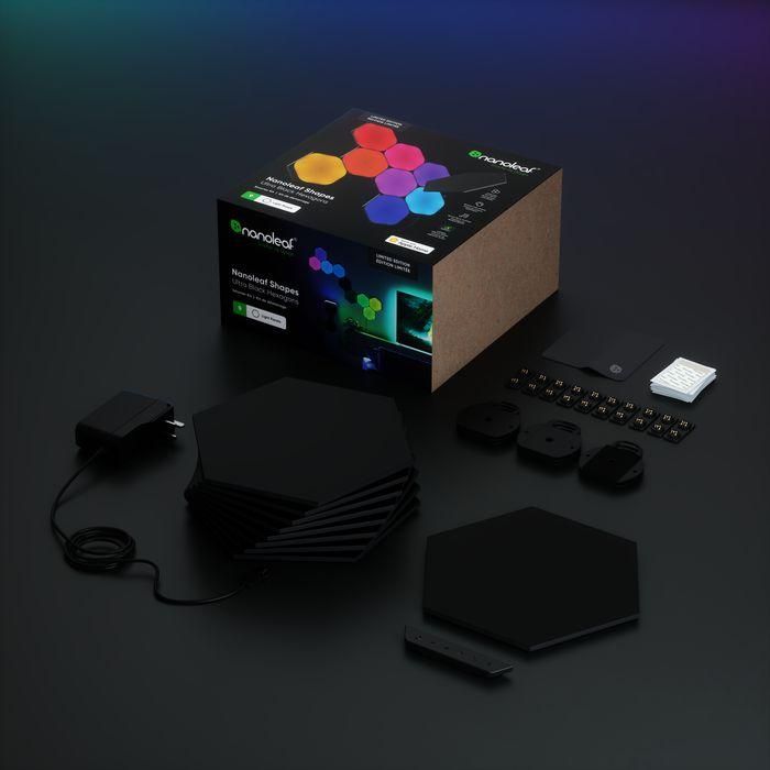 Nanoleaf Hexagons Ultra Black Edition Starter Kit 9PK 1 Nanoleaf Hexagons Ultra Black Edition Starter Kit 9PK 1