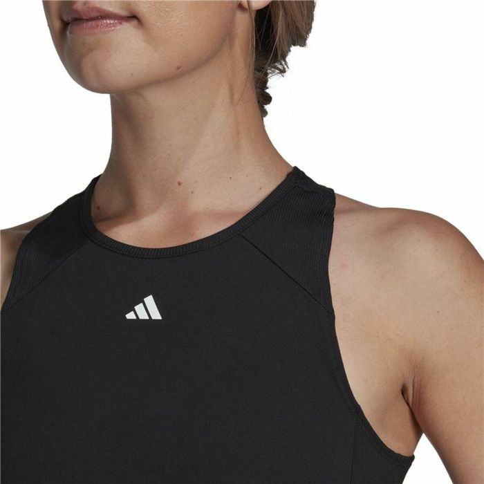 Camiseta de Manga Corta Mujer Adidas Studio Negro 2