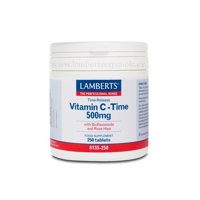 Vitamina C 500 Mg. Lib.Sost. 250 Tabletas