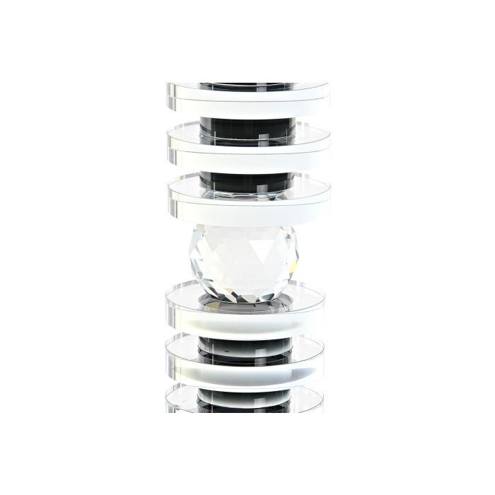 Portavela Moderno DKD Home Decor Negro Transparente 6 x 28 x 6 cm 1 Portavela Moderno DKD Home Decor Negro Transparente 6 x 28 x 6 cm 1
