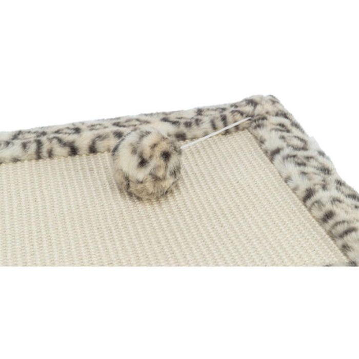 Rascador para Gatos Trixie Leo Crema Poliéster Sisal EVA 55 x 35 cm Alfombra 3