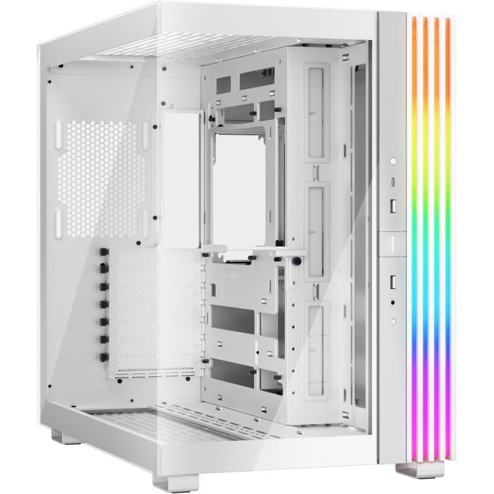 be quiet! 600 DX Caja Gaming Midi-Tower PC Light Base, Blanco, Ventana Lateral, Iluminación RGB, ATX/Micro ATX/Mini-ATX