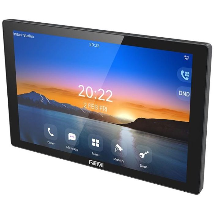 Fanvil I506W - Pantalla Táctil 10.1" IPS 1280x800 Wi-Fi PoE Android 9 Videoportero Indoor con Altavoz Integrado