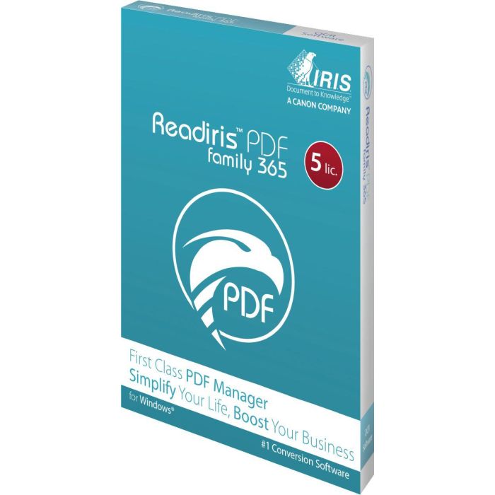 I.R.I.S. Readiris PDF Family 365 0 I.R.I.S. Readiris PDF Family 365 0