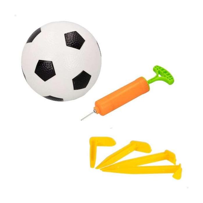 Color Baby Portería de Fútbol Plegable 90x59x59 cm con Balón e Hinchador de Plástico y Poliéster para Niños +3 Años 3 Color Baby Portería de Fútbol Plegable 90x59x59 cm con Balón e Hinchador de Plástico y Poliéster para Niños +3 Años 3