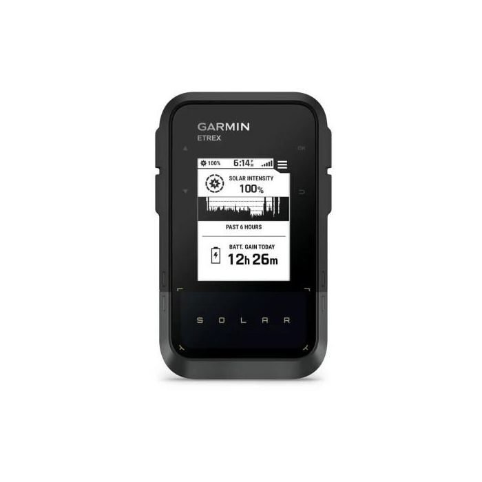Garmin eTrex Solar GPS de Mano con Carga Solar, Negro/Gris 1